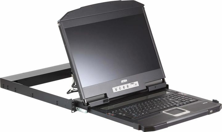 Image du produit Aten CL3800NW SL Console LCD courte double rail 18,5" (USB HDMI DVI VGA) Disposition SL