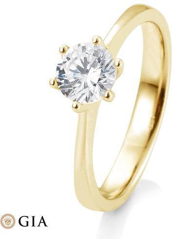 Actual product image Breuning 6 prong set 0.80-1.50 ct. (53, 585/14 K Gold)