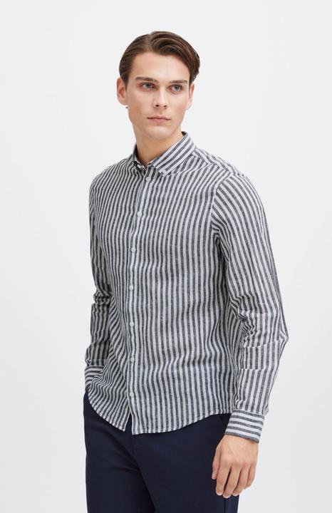 Actual product image Casual Friday CFAnton LS BD striped linen mix shirt 20504974 (L)