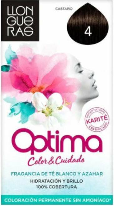 Image du produit Llongueras OPTIMA couleur de cheveux #4-castaño (#4-castaño)