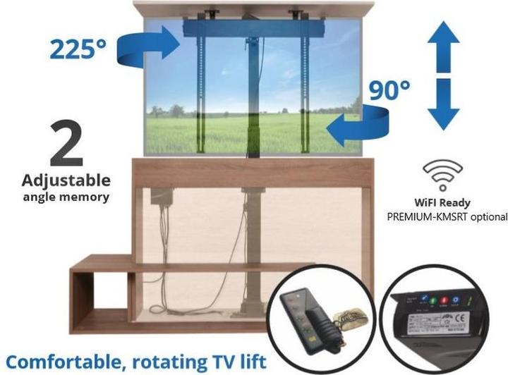 Produktbild Xantron TV Möbel Lift PREMIUM-K1-RotoLift-AutoLid (Universal, 50", 30 kg)