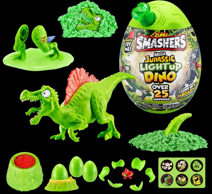 Image du produit Zuru Smashers - Mega Jurassic Light up Dino