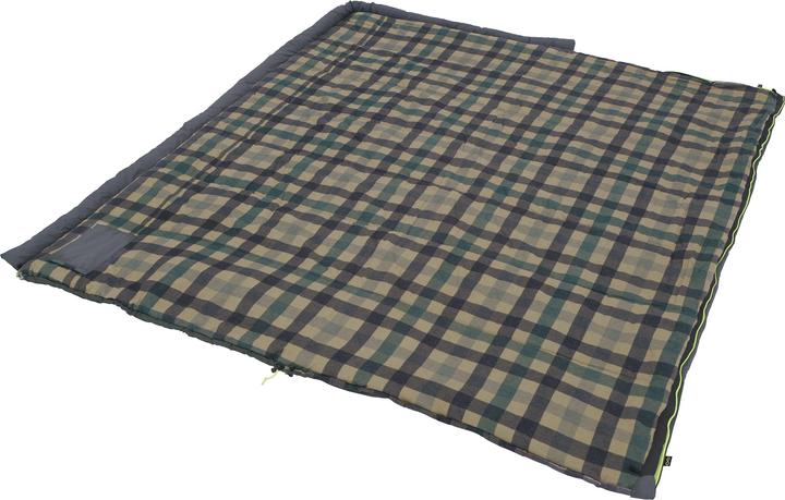 Actual product image Outwell Camper Sleeping Bag, Left zipper, Grey (235 cm)