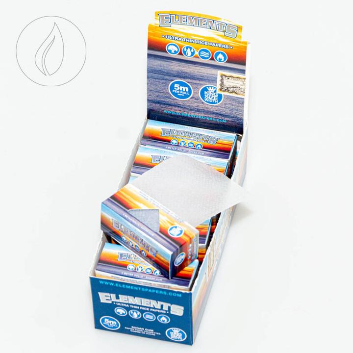 Actual product image Element King Size Blue (Box 12pcs.)