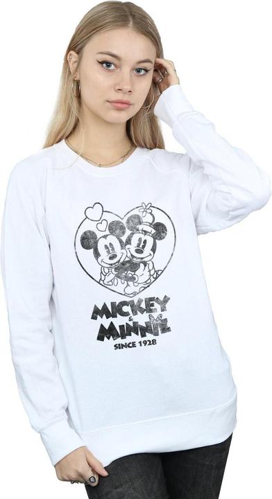 Actual product image Disney Womens/Ladies Mickey And Minnie Mouse Since 1928 Sweatshirt (M)