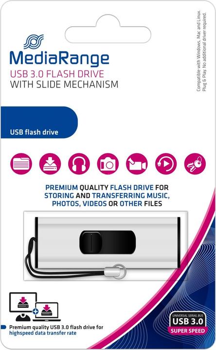 Image du produit MediaRange SuperSpeed (32 Go, USB-A, USB 3.0)