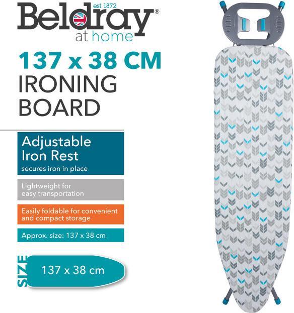 Actual product image Beldray LA024398ARWEU7 137x38cm ironing board