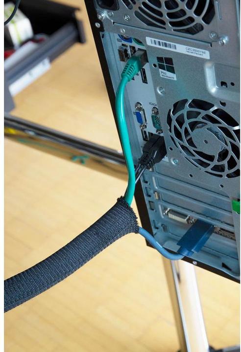 Image du produit Max Hauri Cable Home Gaine de câble à fermeture automatique (Tuyau spiralé pour câble, 200 cm)