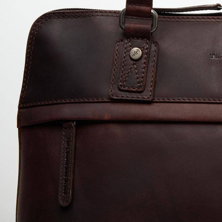Image du produit The Chesterfield Brand Branson Sac à bandoulière en cuir 37 cm Compartiment pour ordinateur portable