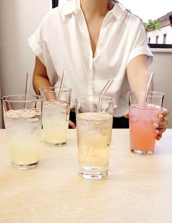 Image du produit Kikkerland Pailles de verre réutilisables (6 x)