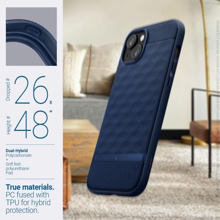 Actual product image Caseology Parallax Mag Magsafe Iphone 15 Midnight Blue (Apple iPhone 15)