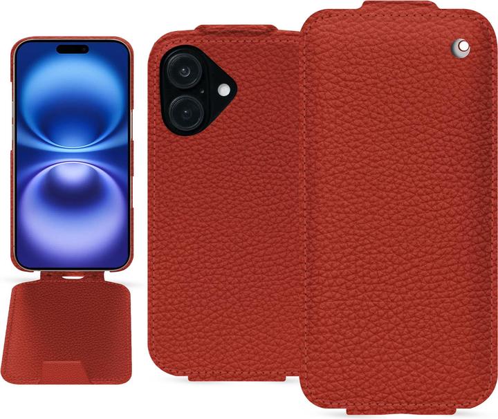 Actual product image Noreve Vertical leather shell (Apple iPhone 16)