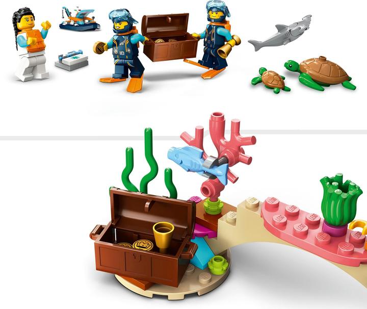 Actual product image LEGO 60377 Marine explorer boat (60377, LEGO City)