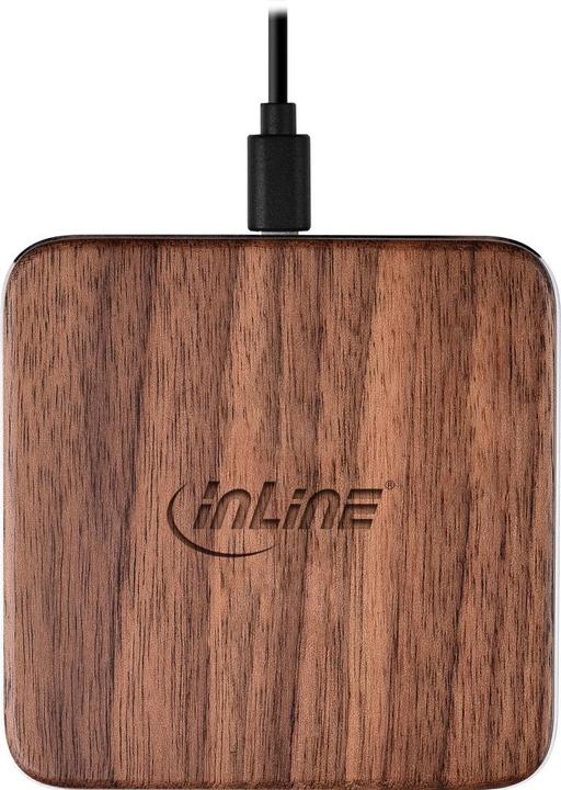 Produktbild InLine Qi woodcharge (10 W)