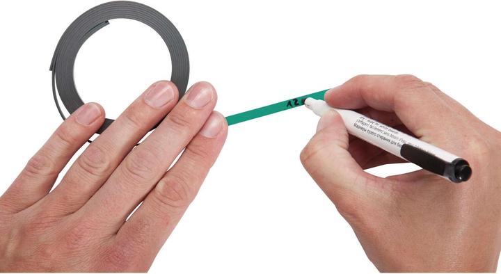 Immagine prodotto Maul Strisce magnetiche, scrivibili, 2 pezzi, L 1000 x L 5 mm (2 x)