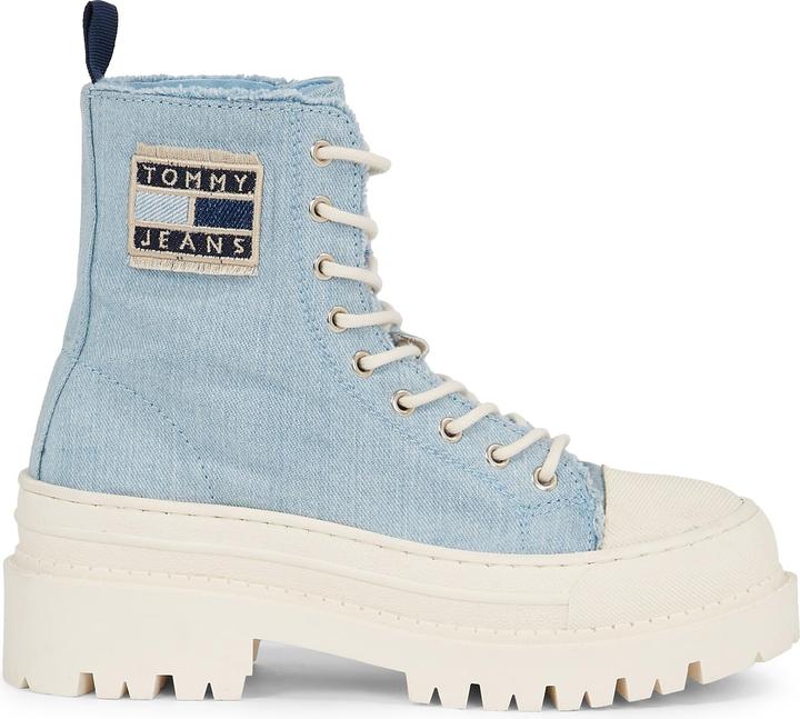 Tommy Hilfiger Damenschuhe TJW Foxing Denim Boot Jeans