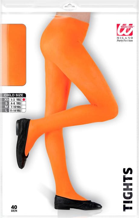 Actual product image Widmann Children's tights orange (4, 5, 6)
