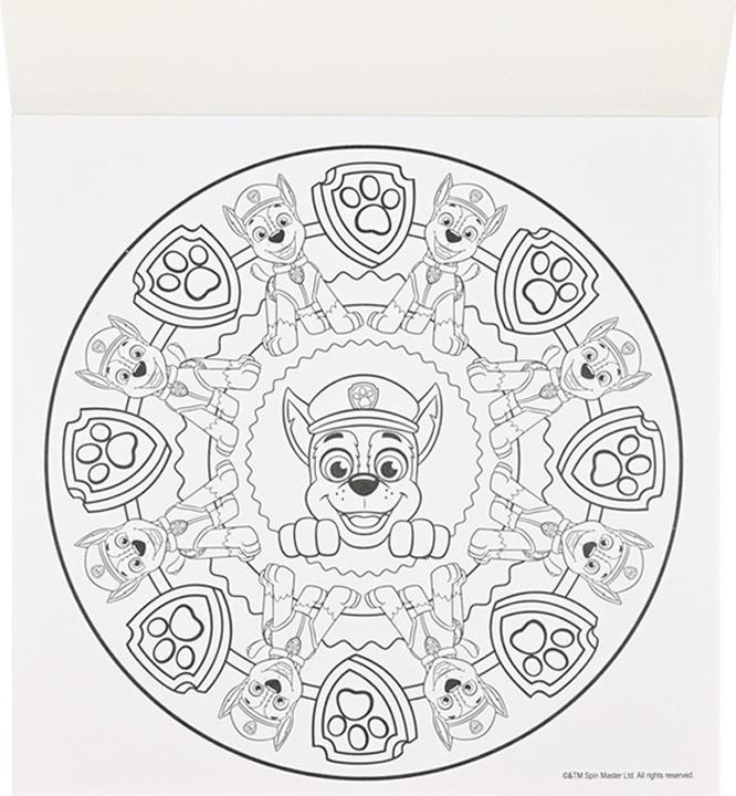 Actual product image Roost Mandala Colouring Pad B1985 Paw Patrol