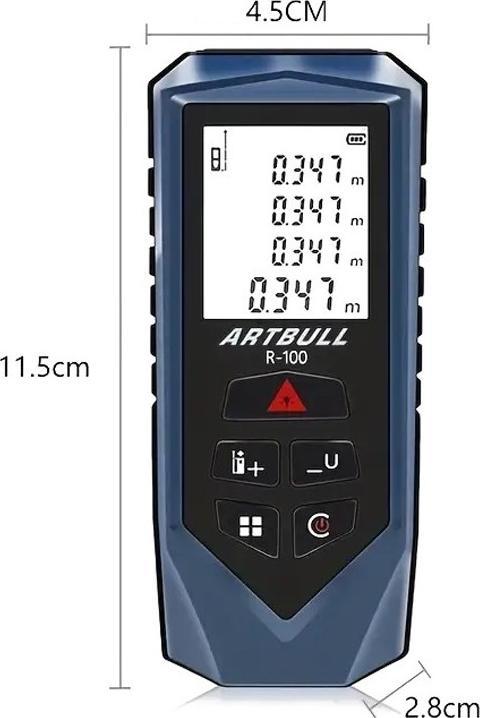 Actual product image Cbx 100m laser rangefinder R100, digital distance measuring device, laser measuring device (100 m, 690 nm)