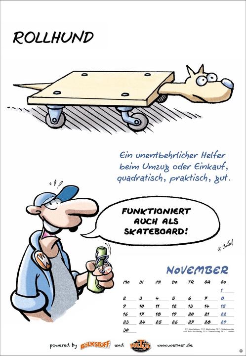 Actual product image Werner Kalender 2026 (Hardcover, German)