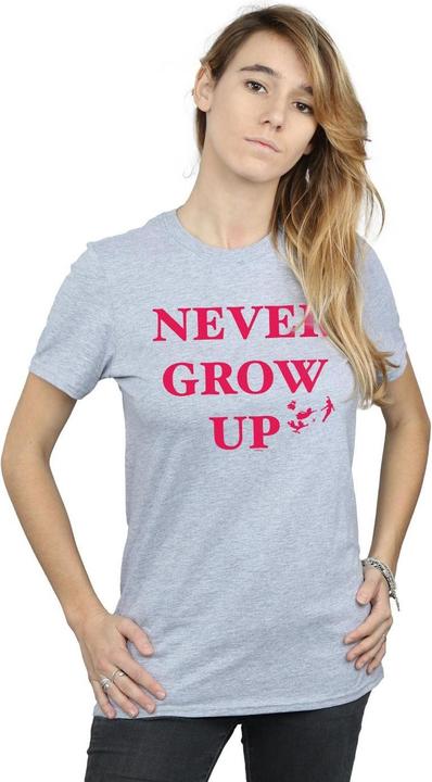 Immagine prodotto Disney Peter Pan Never Grow Up Maglietta Ampia Donna (XXL)