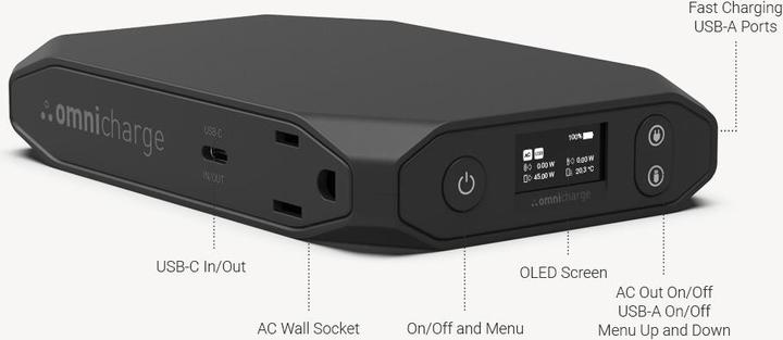 Produktbild Omnicharge 13 + (13000 mAh, 60 W, 47 Wh)