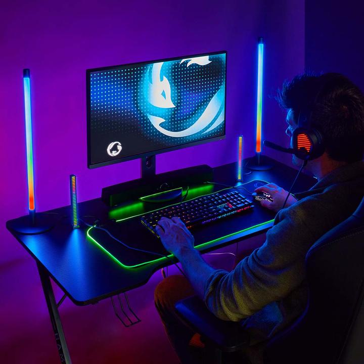 Produktbild Nedis Gaming Headset | Über Ohr | Surround | USB Type-A | Klappbarer Mikrofon | 2.10 m | LED (Kabelgebunden)