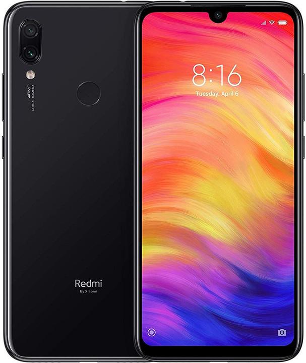 Xiaomi Redmi Note 7 (128 GB, Black, 6.30", Hybrid Dual SIM, 48 Mpx, 4G)