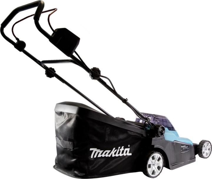 Image du produit Makita DLM 432 M2 Tondeuse à gazon sans fil 36 V ( 2x 18 V ) 43 cm Brushless + 2x batterie 4,0 Ah - sans (Fonctionnement sur batterie)