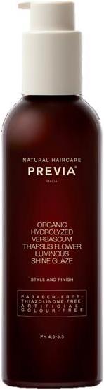 Actual product image Previa Organic Hydrolyzed Verbascum Thapsus Flower Luminous Shine Glaze (Hair gel, 200 ml)