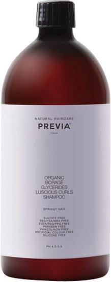 Produktbild Previa Organic Borage Glycerides Luscious Curls Shampoo (1000 ml, Flüssiges Shampoo)