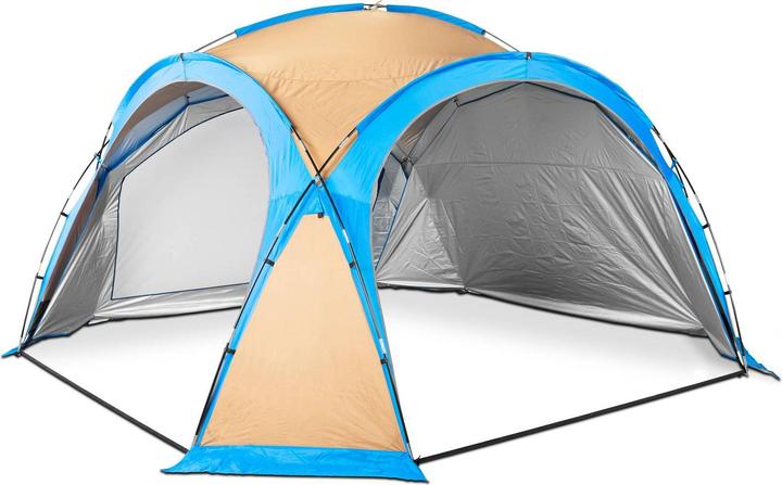 Produktbild Uniprodo Gartenpavillon UV-resistent wetterfest Moskitonetz Pavillon Garten Partyzelt (420 cm, 420 cm)
