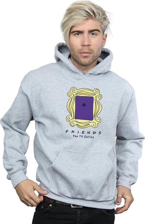 Actual product image Friends Mens Door Peephole Hoodie (S)