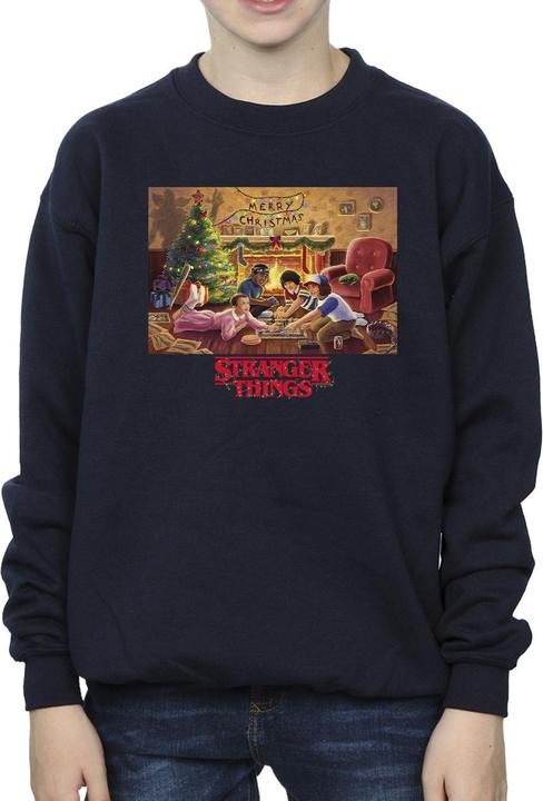 Image du produit Netflix - Sweat STRANGER THINGS CHRISTMAS GATHERING - Garçon (128)