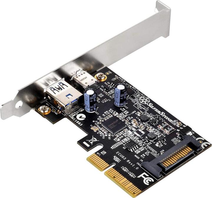 Silverstone PCI Express Card SST-ECU03 USB 3.1 (Type A+C)
