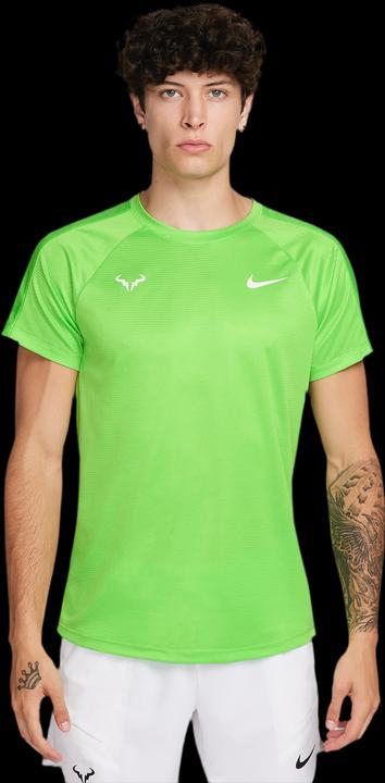 Nike Rafa Challenger Dri-Fit Short-Sleeve Tennis Top Actione Green Man (XL)