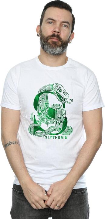 Actual product image Mens Slytherin Snake T-Shirt (S)