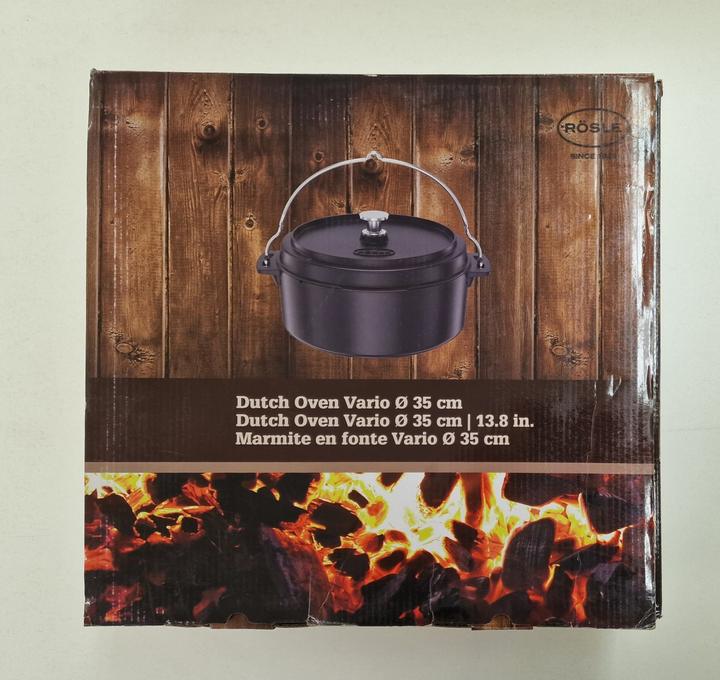 Produktbild Rösle RösleBBQ 25425 Dutch-Oven Ø 35 cm Vario