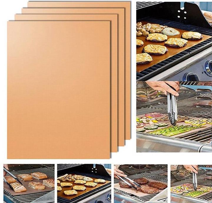 Immagine prodotto Hermex Grill Foil Grill Mat antiaderente in teflon 4 pezzi
