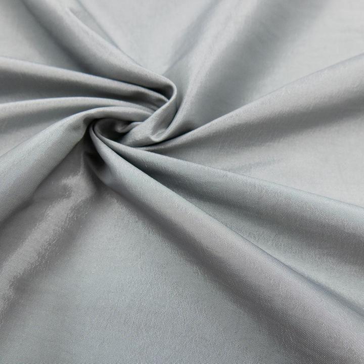 Actual product image Stoffrestposten Taffeta - Silver grey - Minimum sales quantity: 1 metre