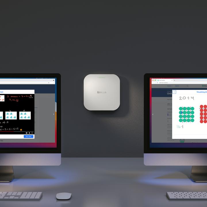 Actual product image Linksys AX3600 Cloud Managed Wi-Fi 6 Indoor Wireless Access Point TAA Compliant (2400 Mbit/s)