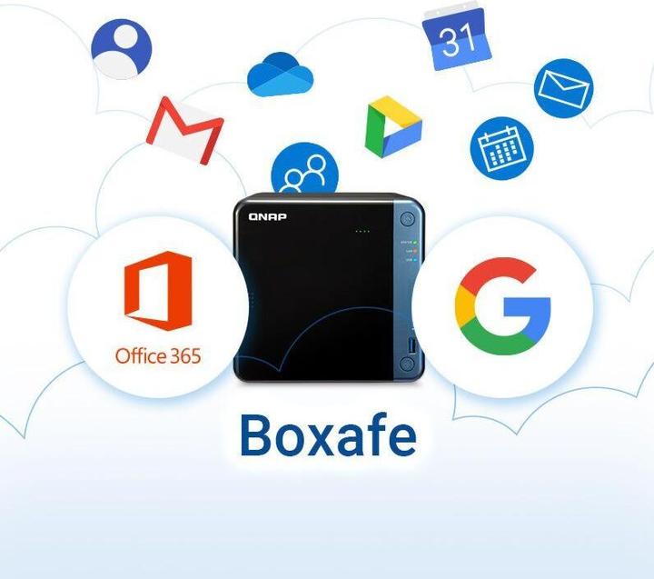 Actual product image QNAP Boxafe for Microsoft 365 1 User 1 Year Physical Package