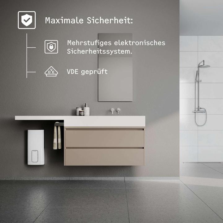 Produktbild Stiebel Eltron HDB-E 27 Trend Elektronischer Durchlauferhitzer nahezu konstante Temperatur dank 2i Technologie