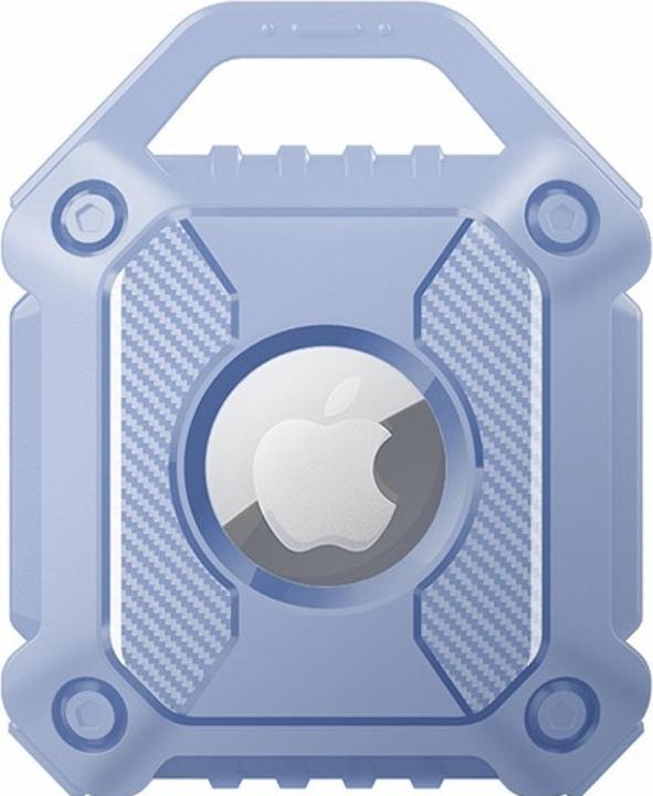 Actual product image Screenguard Apple Airtag Rugged Armor Case Cover with Pendant