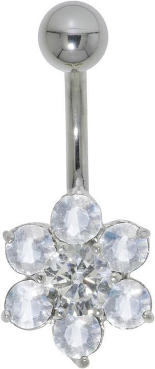Bijouteria Bauchpiercing (Edelstahl, Silber 925, Zirkonia)