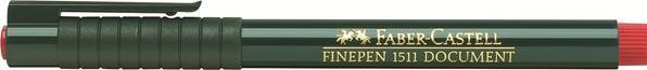 Image du produit 10 FABER-CASTELL 1511 Document Fineliner rouge 0,4 mm (Rouge, 10 x)
