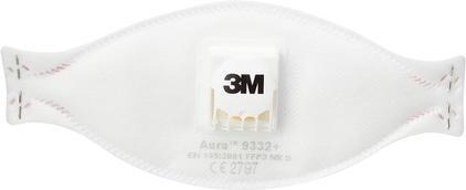 Actual product image 3M Respirator Aura 9332+C2 (FFP3, 2 x)