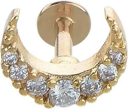 Produktbild Bijouteria Ohrpiercing (Edelstahl, PVD Beschichtung, Kristall)