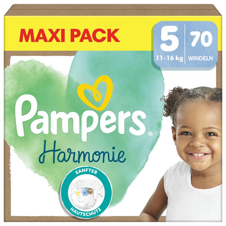 Pampers Harmonie (Gr. 5, Halbmonatsbox, 70 Stück)