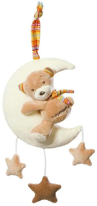 Actual product image Fehn Music box Rainbow Teddy on moon